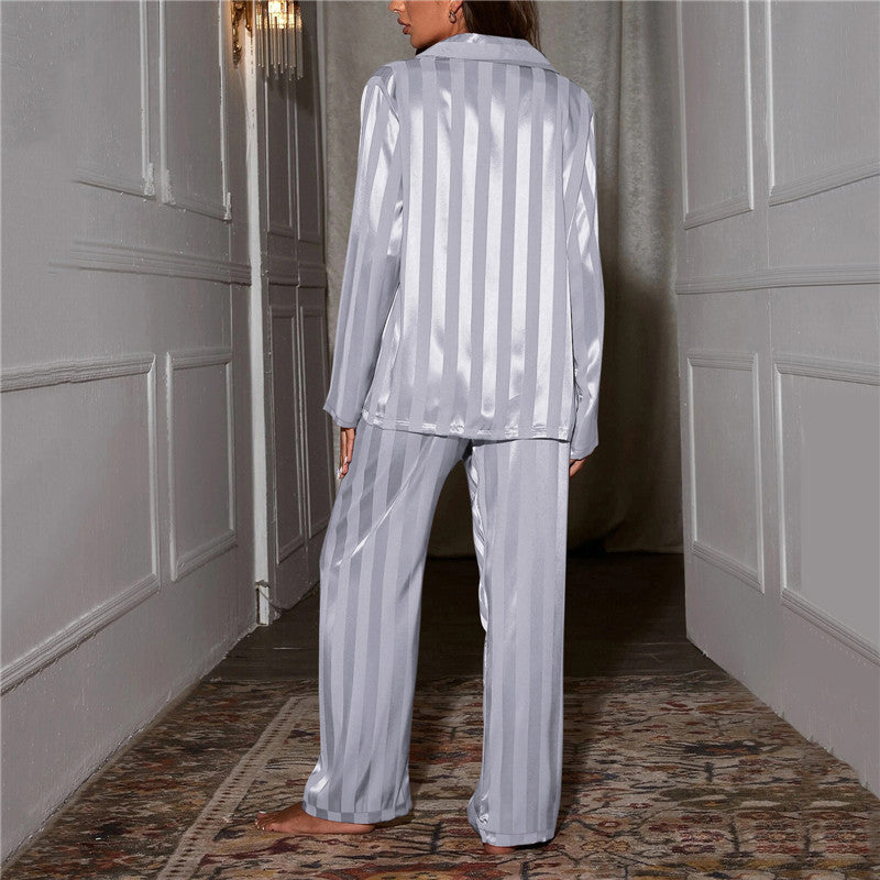 Sofia Silky Striped Pyjama Set