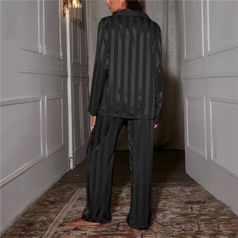 Sofia Silky Striped Pyjama Set