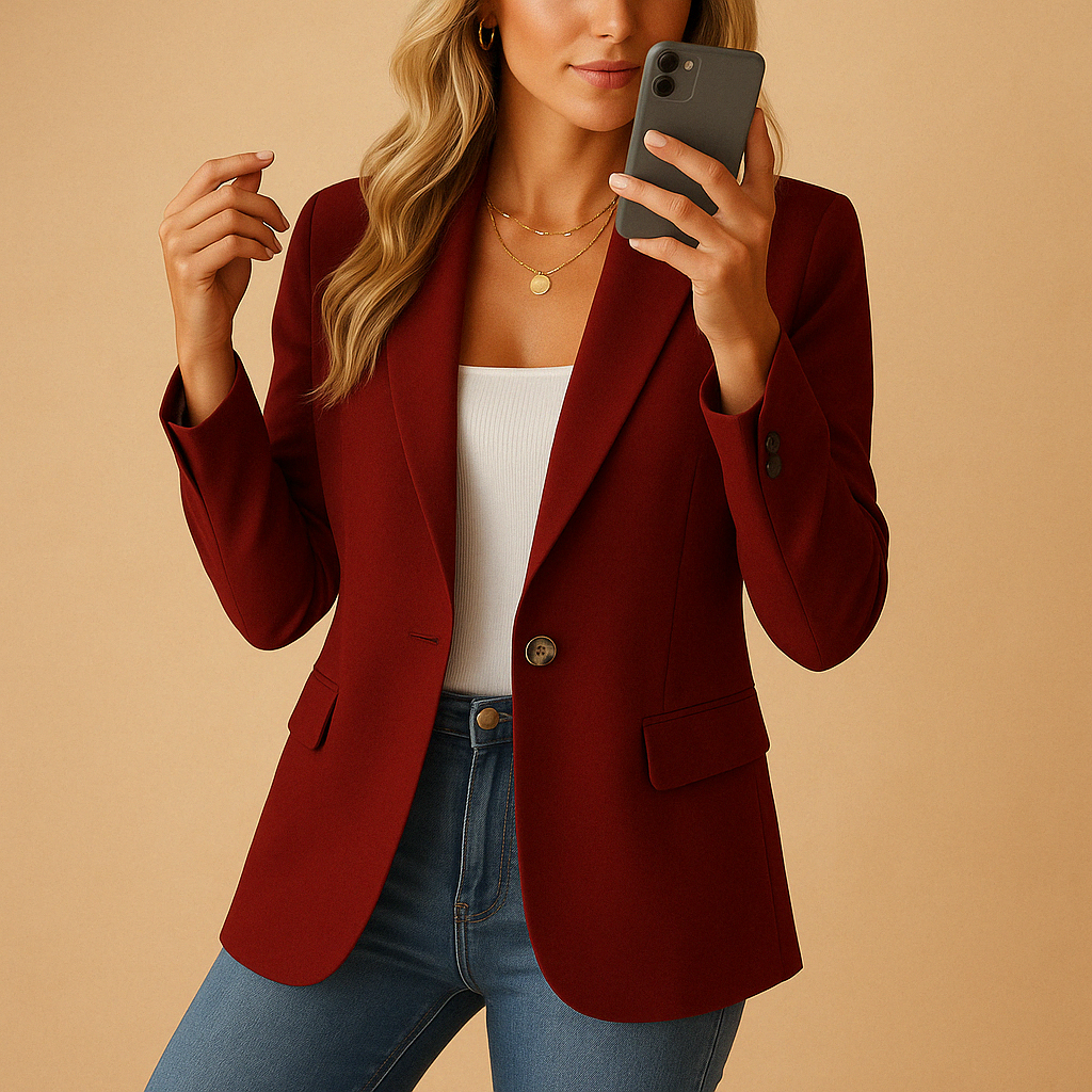 Olivia Classic Fitted Stretch Blazer