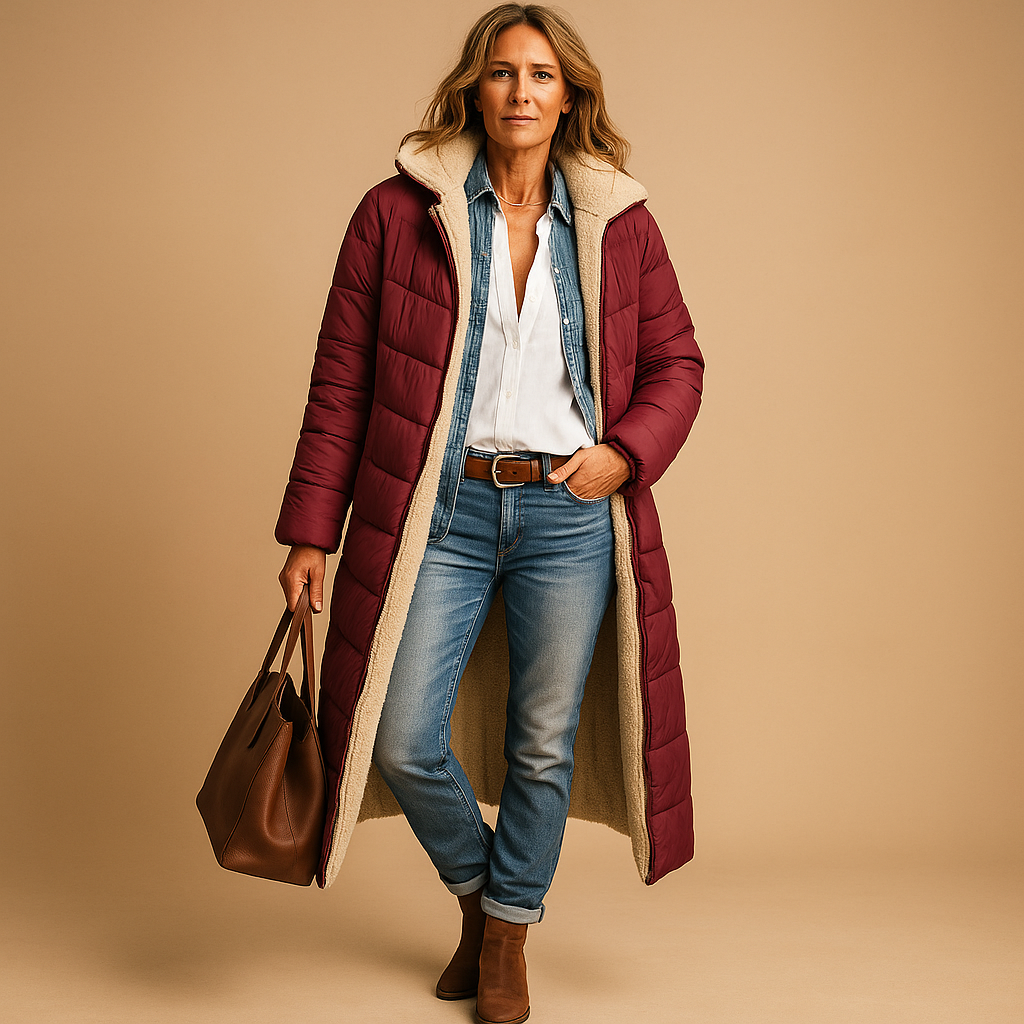 Hannah Longline Quilted Padded Coat