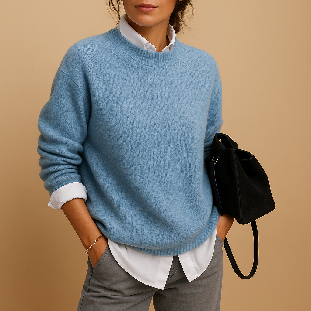 Clara Tailored Wool Knit Jumper