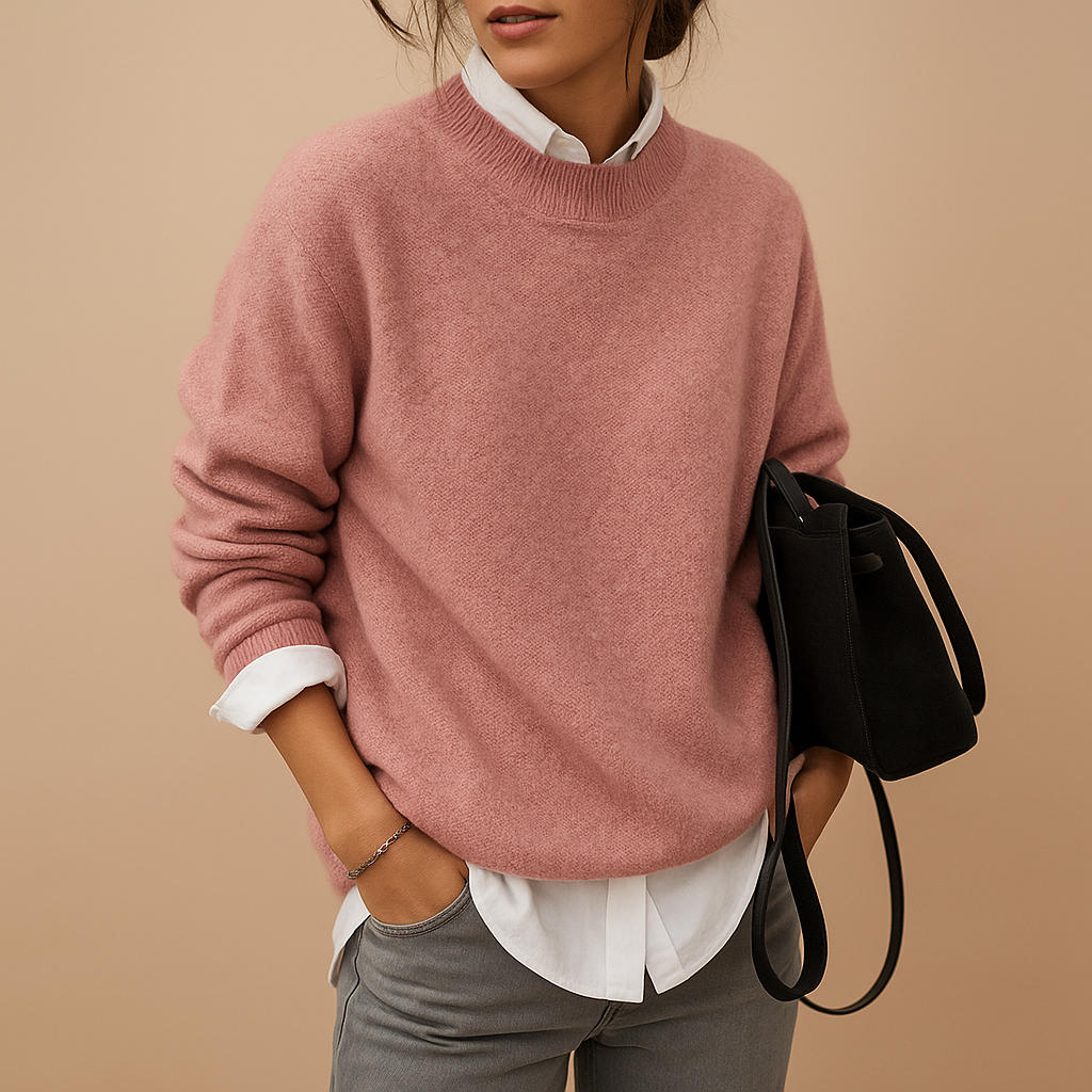 Clara Tailored Wool Knit Jumper